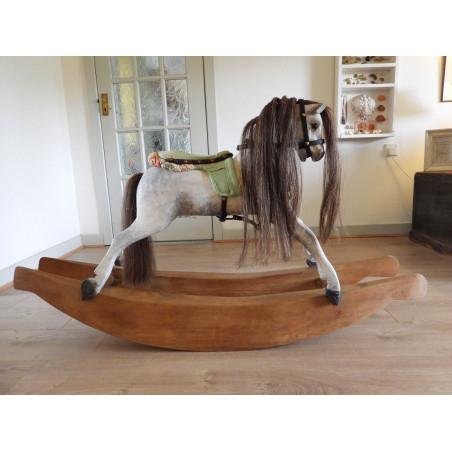 Real Horse hair rocking horse tail 18 inches